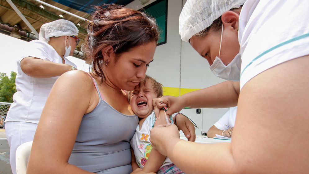 Cijepljenje protiv ospica (Foto: AFP)