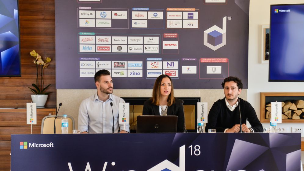 Nikola Biondić, Nina Sindija i Ivan Marković, SEE Growth Bootcamp (Foto: WinDays)