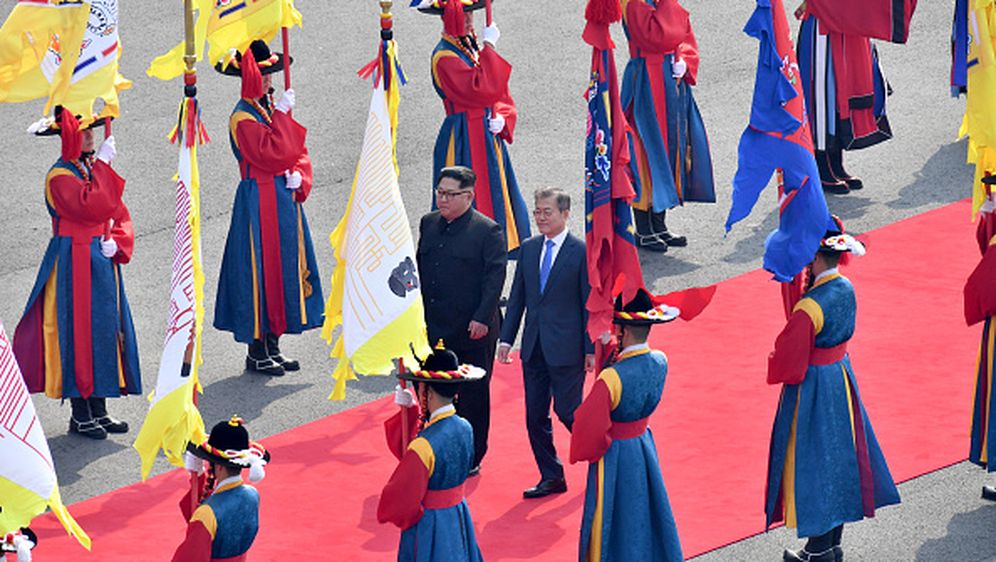 Povijesni susret dviju Koreja (Foto: Getty Images)