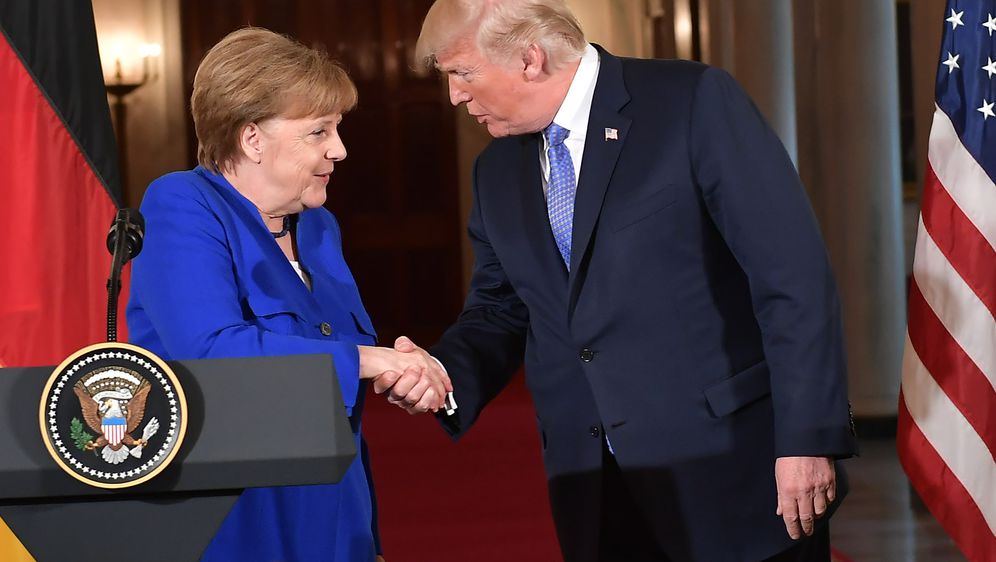 Angela Merkel i Donald Trump (Foto: AFP)