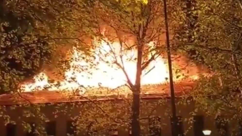 Požar u Đurđevcu (Screenshot: Podravski List Video/YouTube)