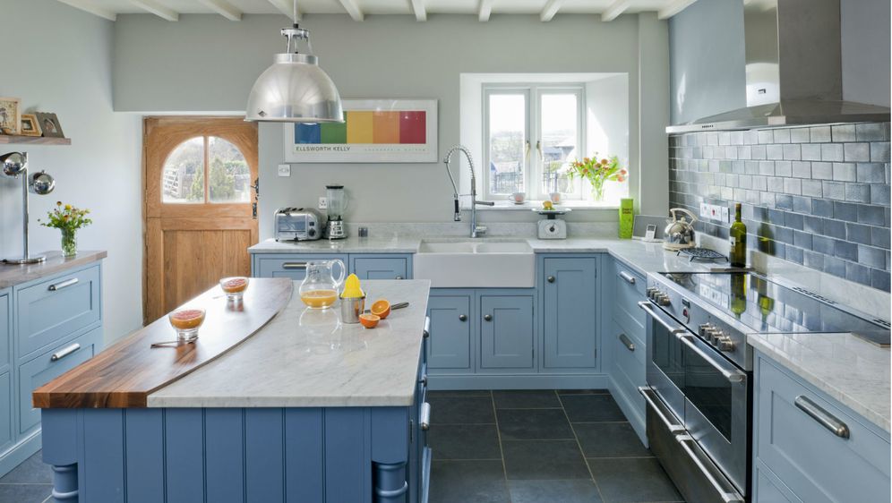 Ideje za uređenje kuhinje u plavoj boji
