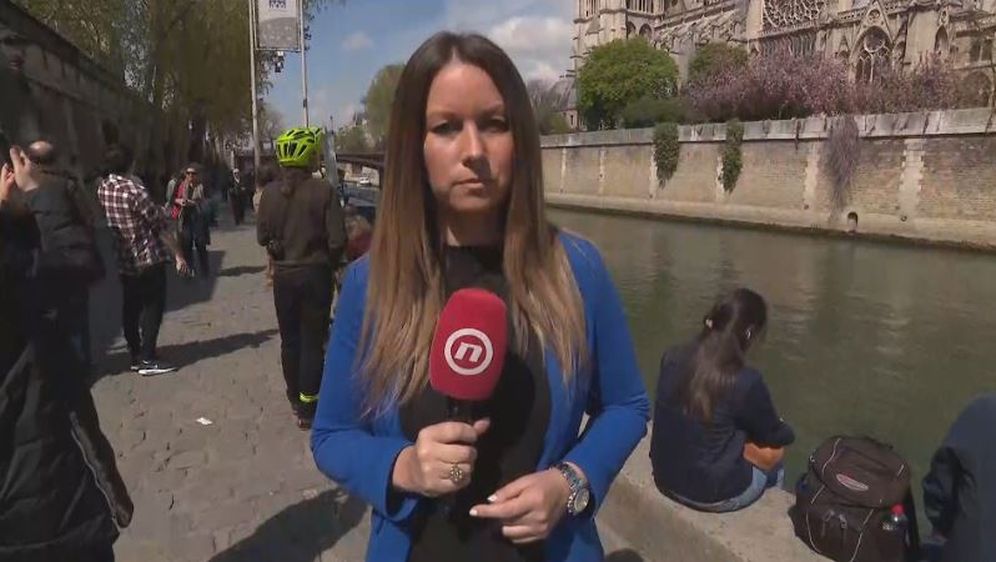 Barbara Štrbac kod katedrale Notre-Dame (Foto: Dnevnik.hr)