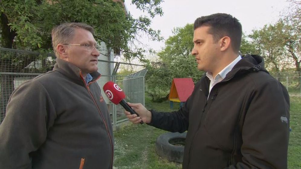 Damir Skok, ravnatelj zagrebačkog Zoološkog vrta, i Domagoj Mikić (Foto: Dnevnik.hr)