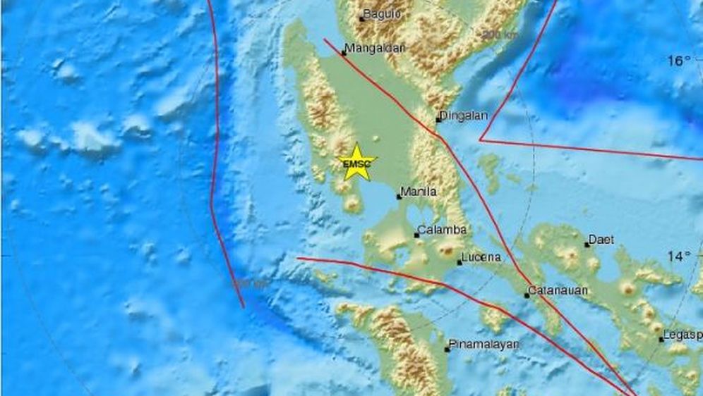 Potres na Filipinima (Foto: https://www.emsc-csem.org)