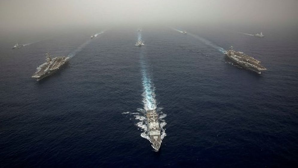 Vojna vježba na Mediteranu (Foto: AFP)