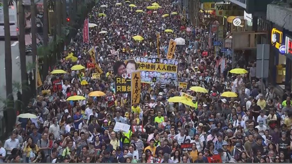 Prosvjed u Hong Kongu (Screenshot: Reuters)1