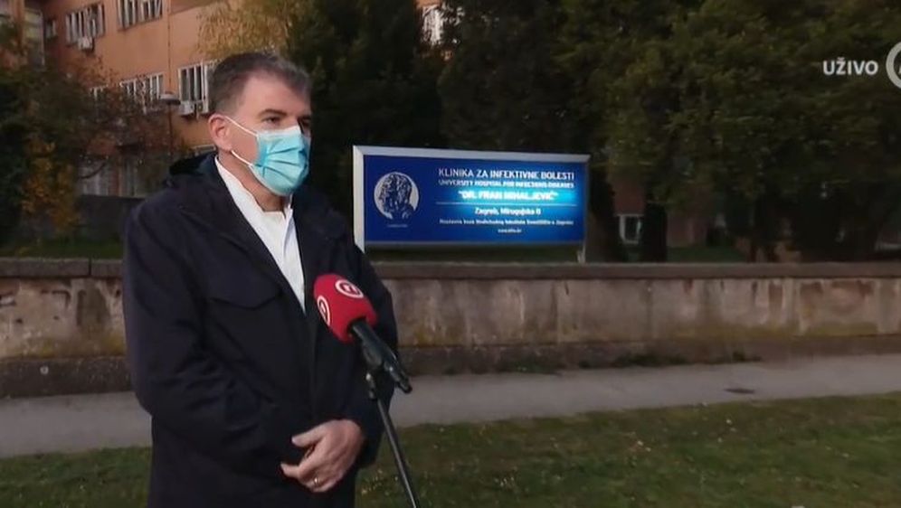 Doktor Rok Čivljak iz Klinike za infektivne bolesti dr. Fran Mihaljević