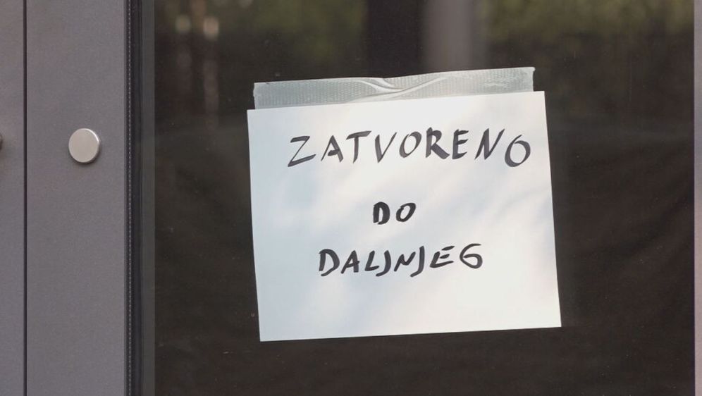 Znak zatvoreno do daljnjeg