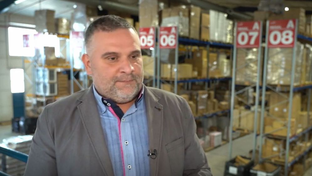 Robert Vrbanić, vlasnik tvrtke koja se bavi logistikom