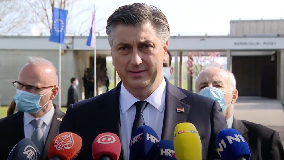 Premijer Andrej Plenković u Jasenovcu