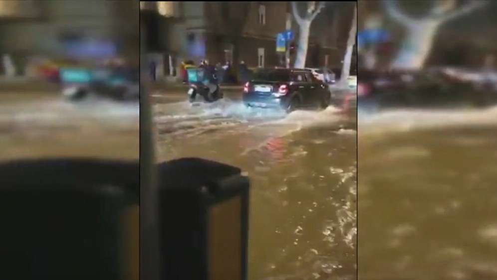 Pucanje cijevi u Zagrebu - 1