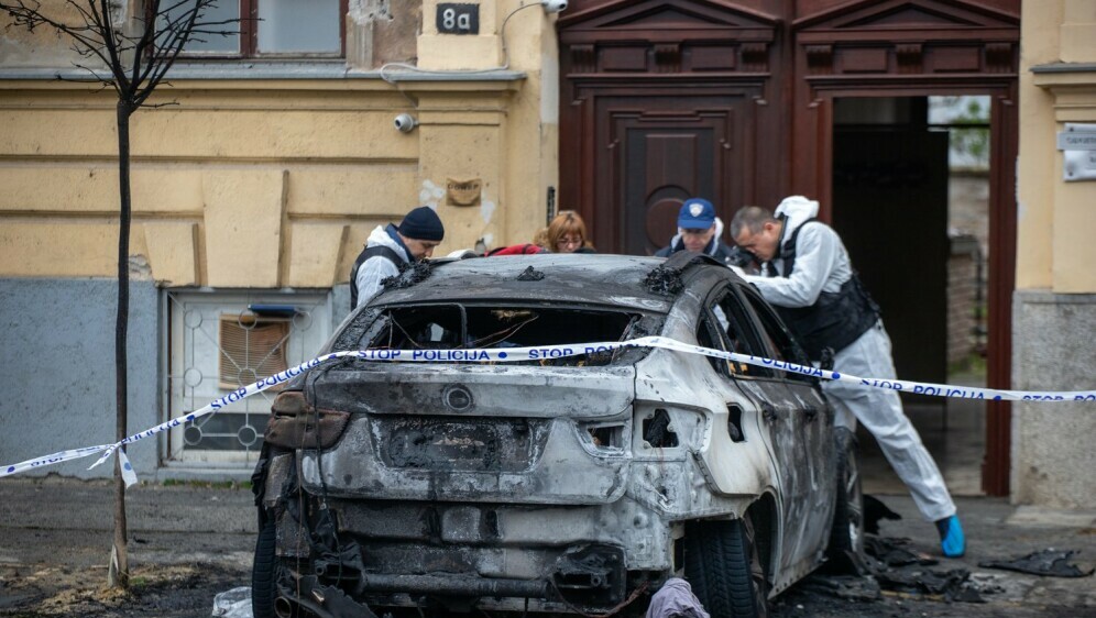Zapaljen BMW u Osijeku - 6