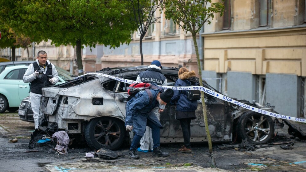 Zapaljeni automobil u Osijeku - 4