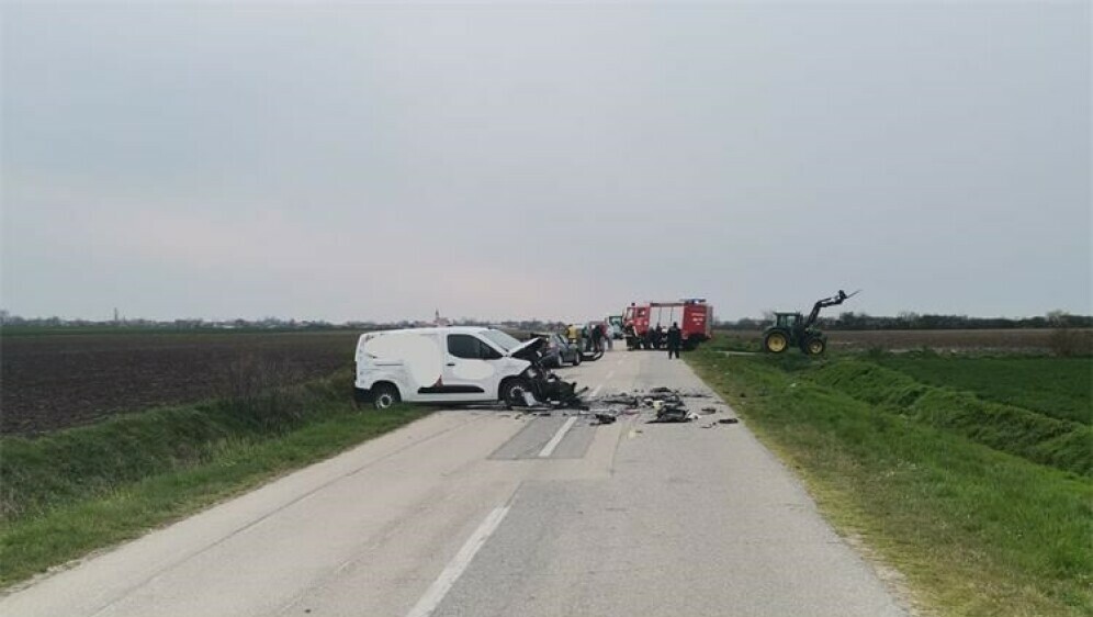 Prometna nesreća na cesti Andrijaševci-Retkovci