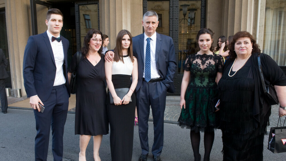 Martin Karamarko, Enisa Muftić Karamarko, Lana Karamarko i Tomislav Karamarko