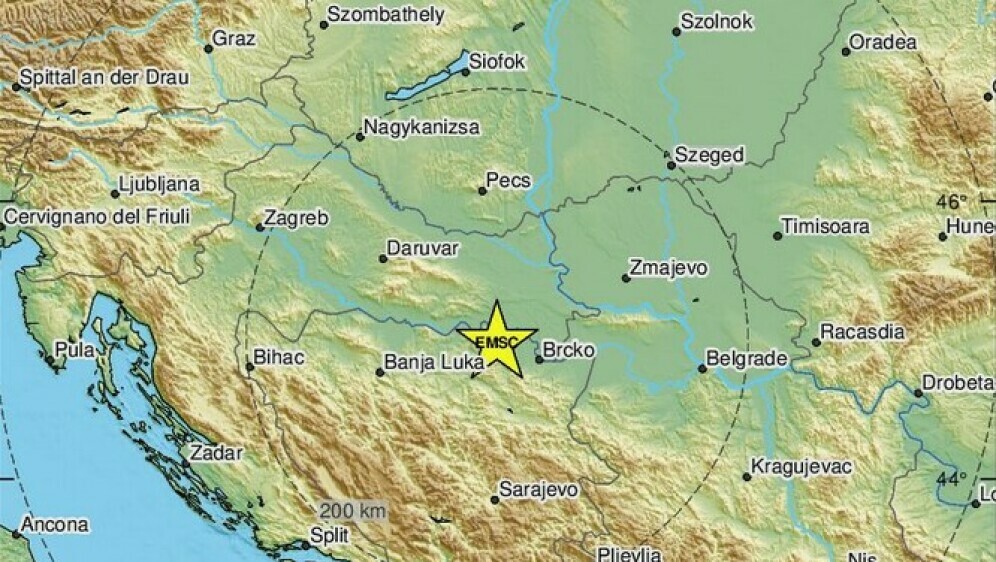 Potres u BiH