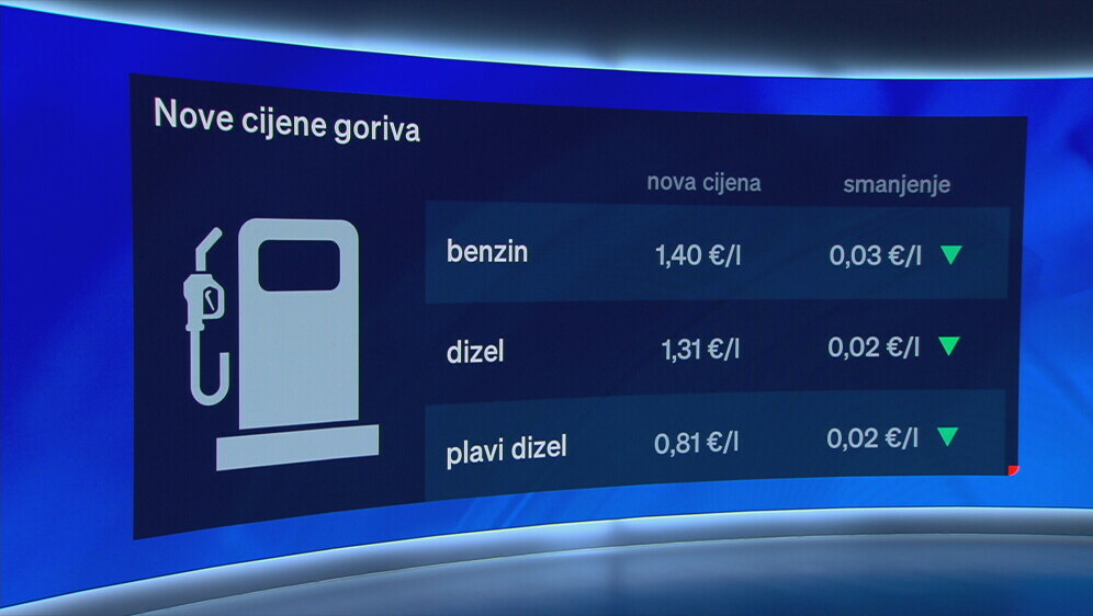 Nove cijene goriva
