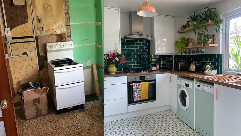 Kuhinja prije i poslije