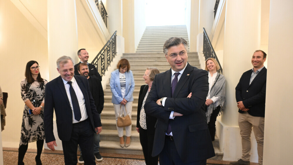 Andrej Plenković obišao obnovljenu zgradu Hrvatskog zavoda za javno zdravstvo