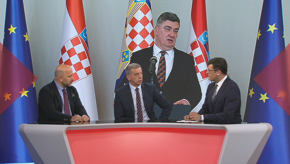Gordan Maras, Darko Milinović i Hrvoje Krešić, reporter Dnevnika Nove TV