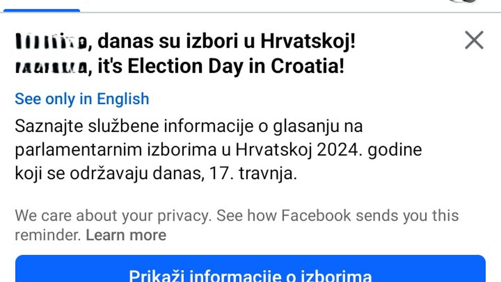 Facebook i izbori