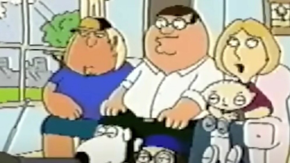 Obitelj Griffin iz serije Family guy u prvoj epizodi