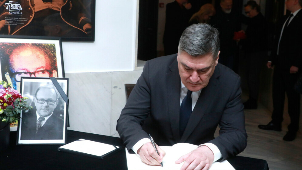 Komemoracija za skladatelja Alfija Kabilja, Zoran Milanović