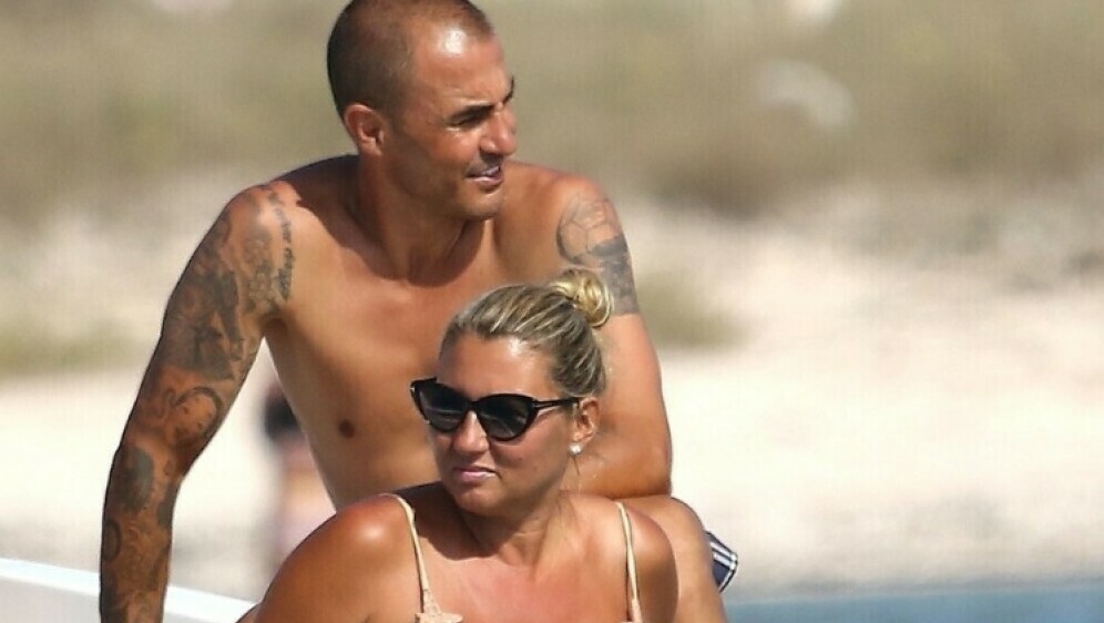 Fabio Cannavaro i Daniela Arenoso