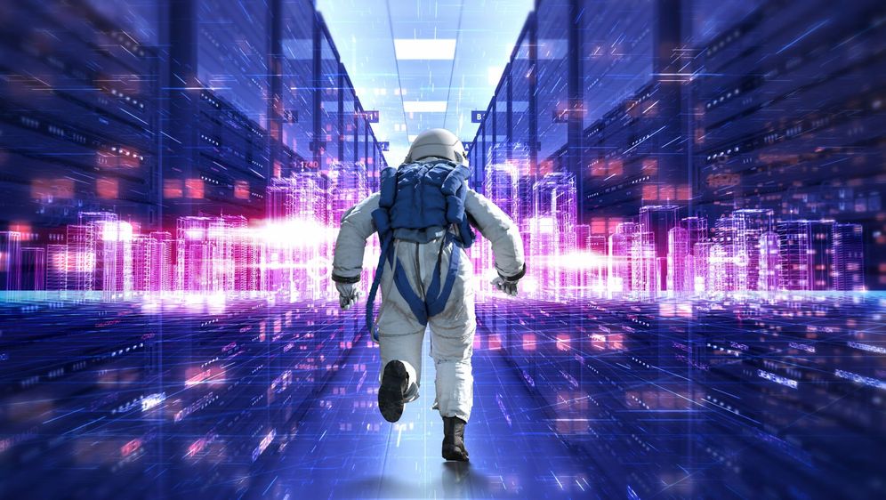 Podatkovni centar u svemiru, ilustracija