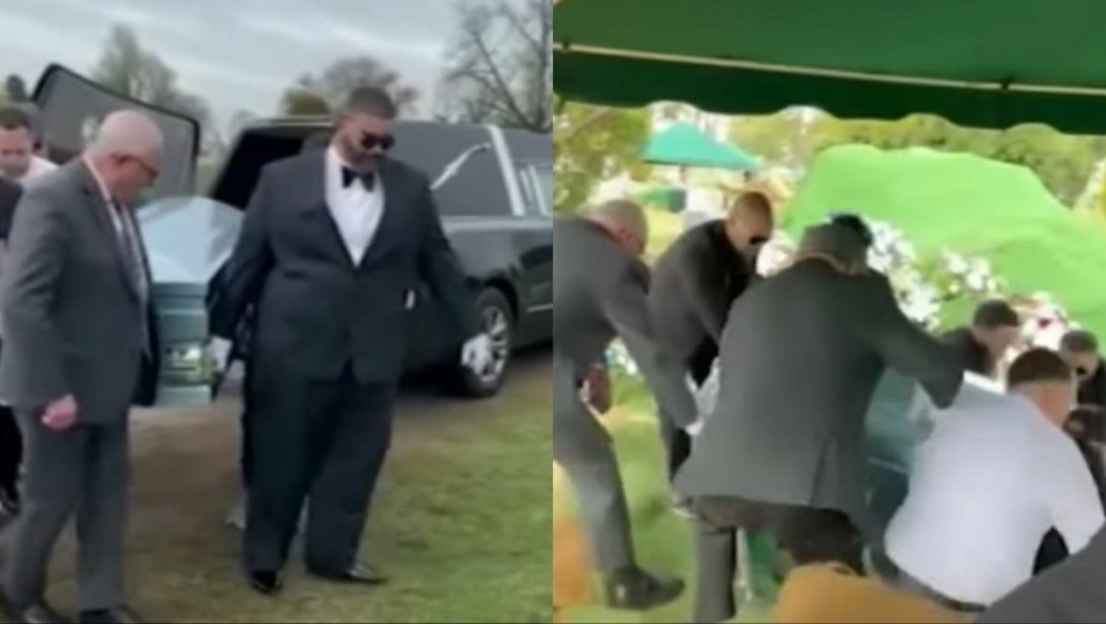 Nosači lijesa i njihov pad u grob