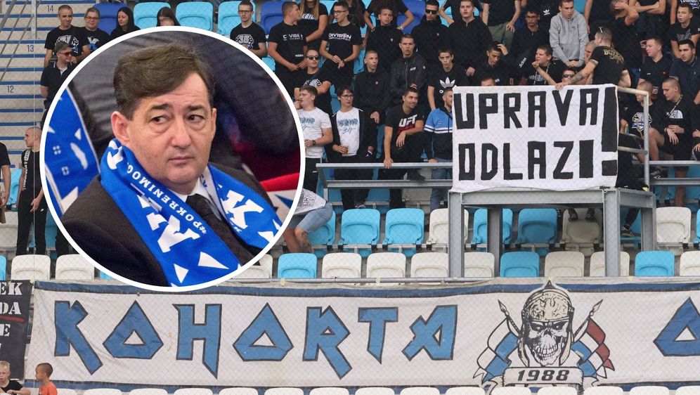 Lorinc Meszaros i Navijači Osijeka