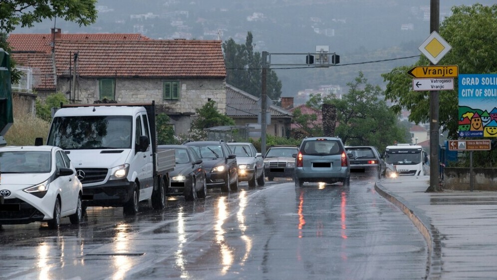 Kiša u Splitu, ilustracija