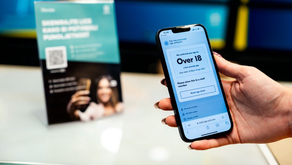 Biometrijska provjera dobi