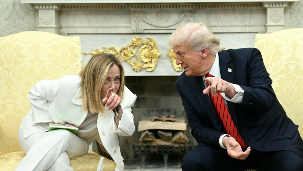 Giorgia Meloni, Donald Trump