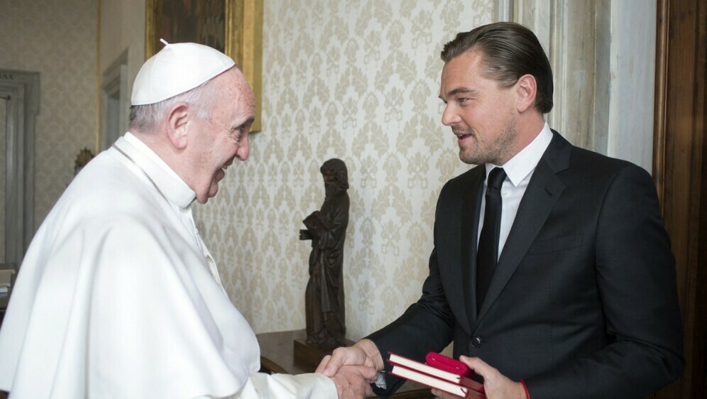 Leonardo DiCaprio i papa Franjo - 11