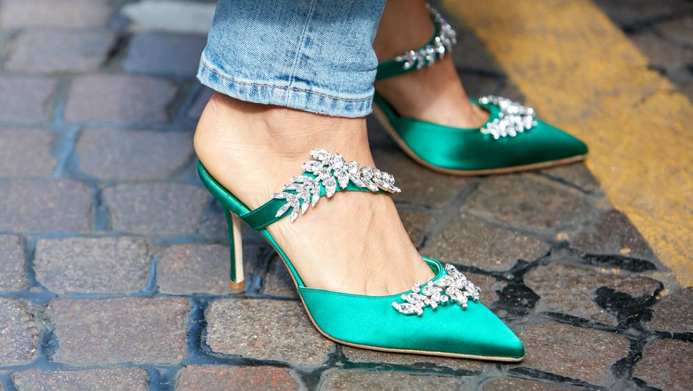 Zelene štikle u street style izdanju s Tjedna mode