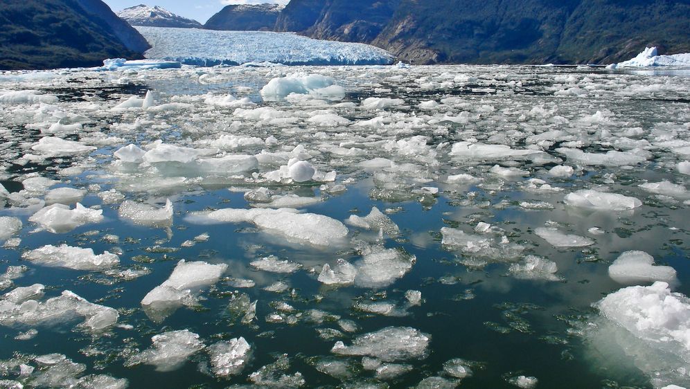 Topljenje leda, ilustracija