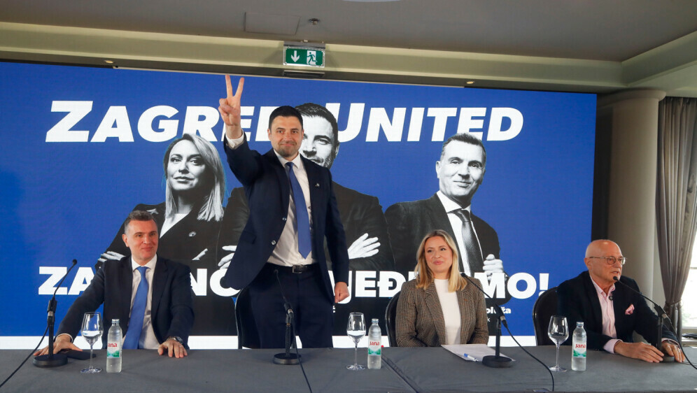 Predstavljanje saveza stranaka i lista Zagreb United-Zajedno pobjeđujemo