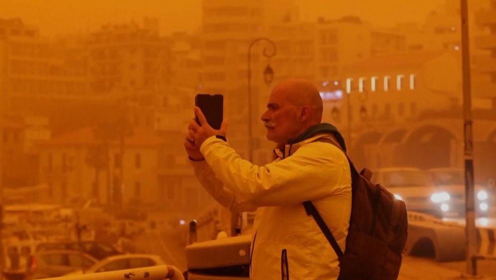 Saharska prašina u zraku na Kreti - 2