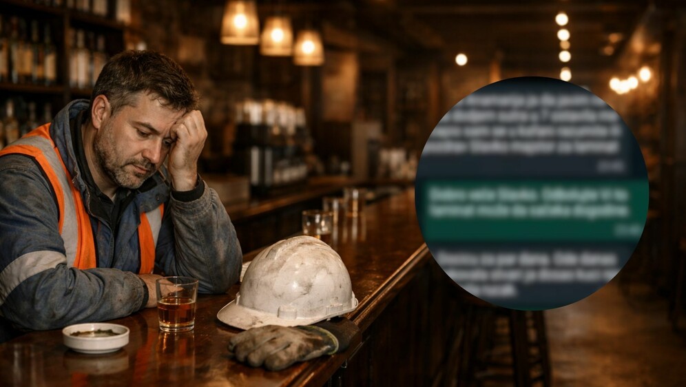 Tužan majstor u kafiću i prepiska s mušterijom