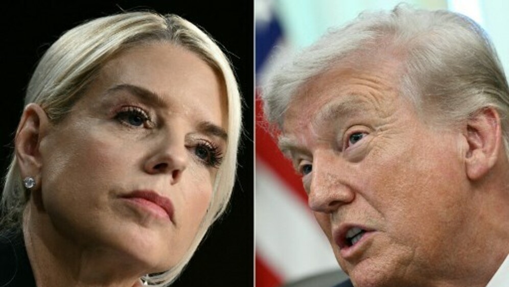 Pam Bondi i Donald Trump