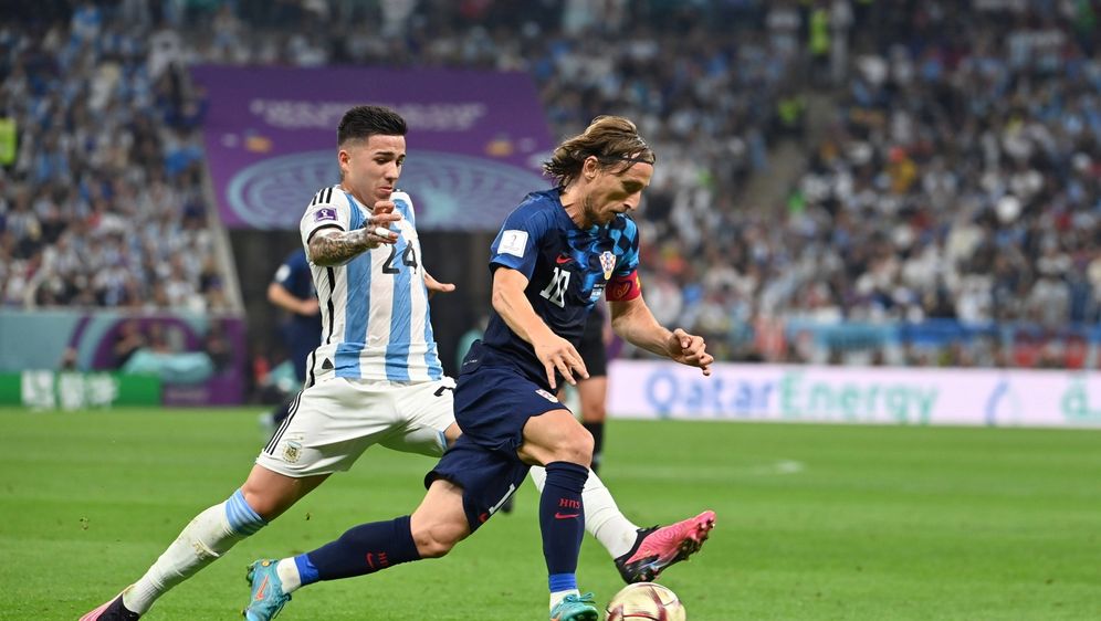 Enzo Fernandez i Luka Modrić