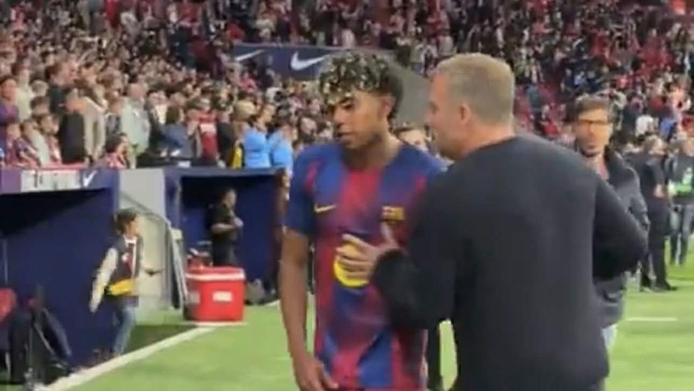 Lamine Yamal i Hansi Flick