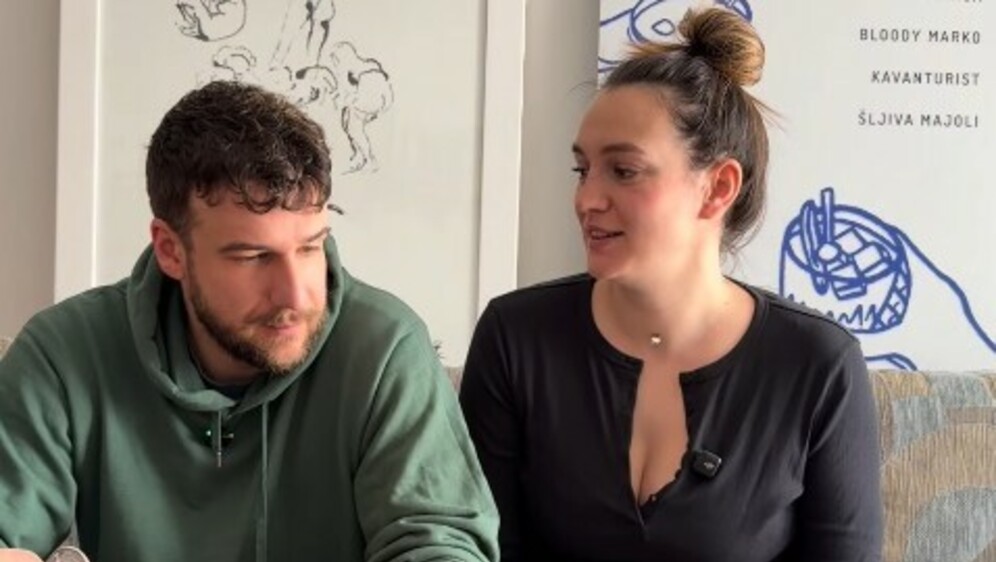 Marko Mrkić sa suprugom