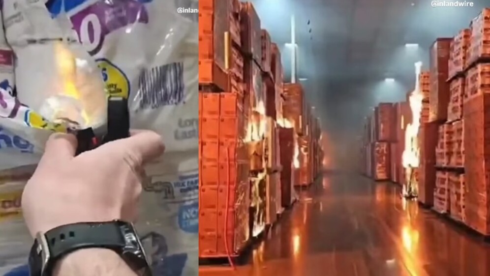 Požar u skladištu u Ontariju