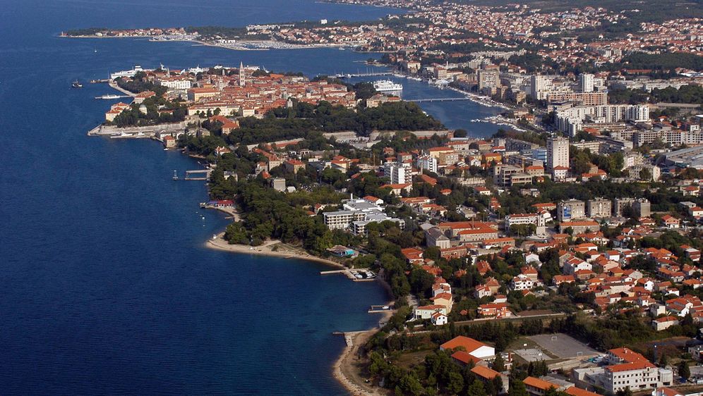 Zadar, pogled odozgo