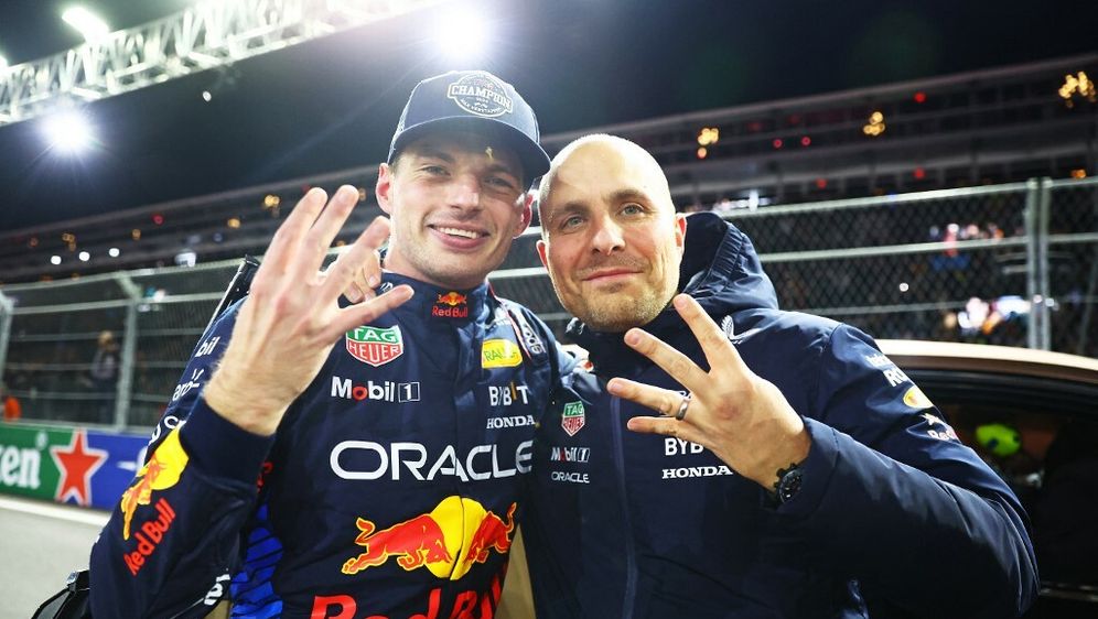 Gianpiero Lambiase i Max Verstappen