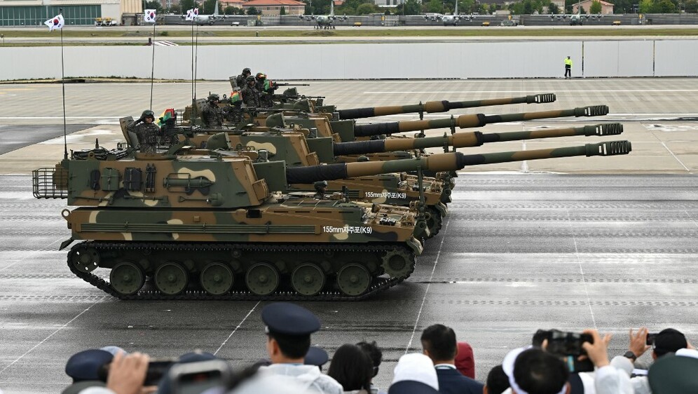 Južnokorejske oklopne haubice K9