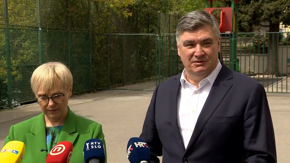 Nataša Pirc Musar i Zoran Milanović